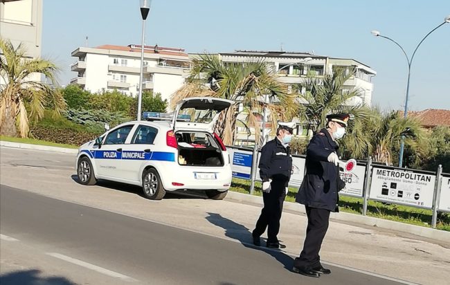 qualiano coronavirus polizia municipale