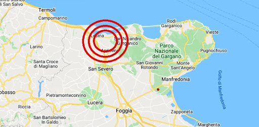 terremoto oggi 18 aprile poggio imperiale gargano foggia