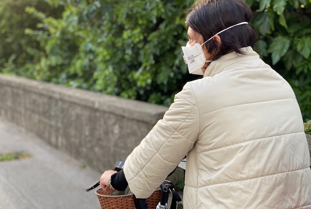 Bici e mascherina