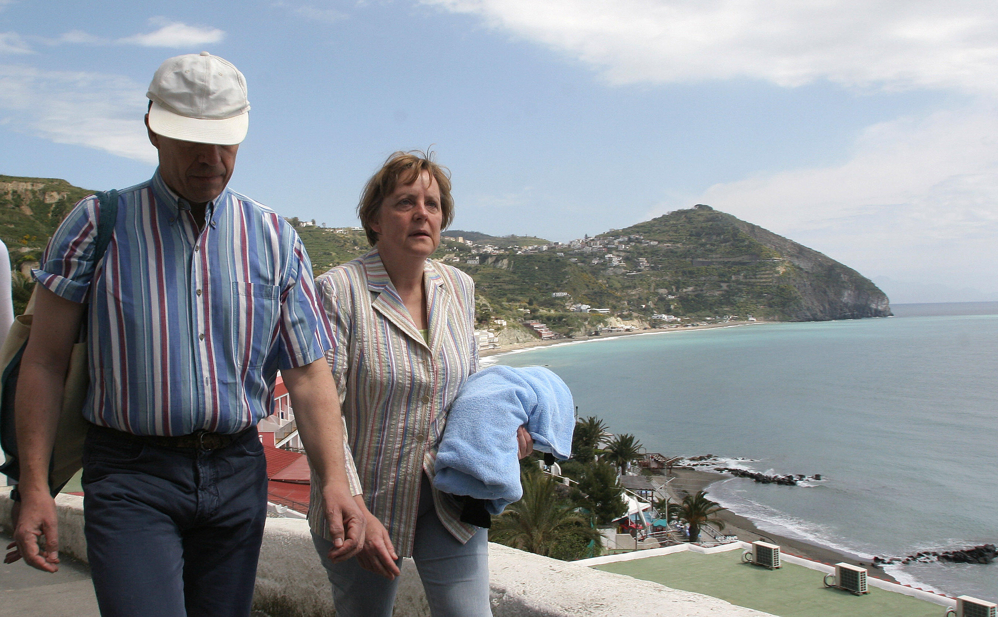 angela merkel ischia