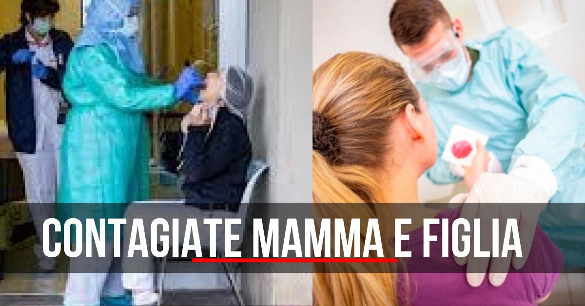 contagiate mamma e figlia coronavirus giugliano