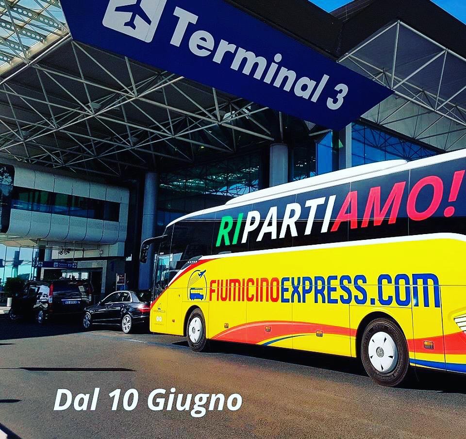 fiumicino collegamenti via bus