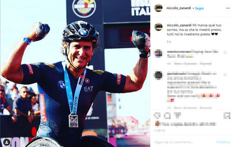 Alex Zanardi figlio post Instagram