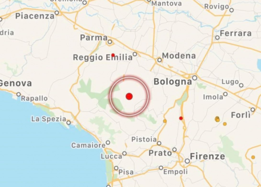 terremoto frassinoro