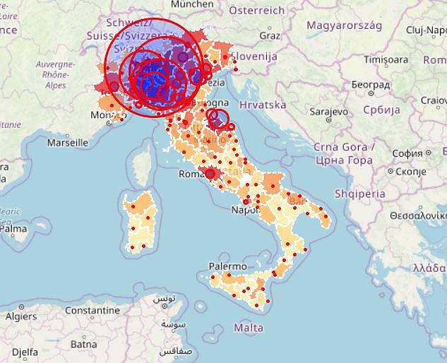 coronavirus italia contagi 4 giugno