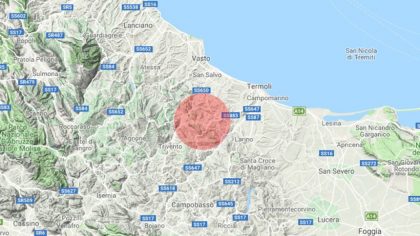 terremoto Montecilfone Molise