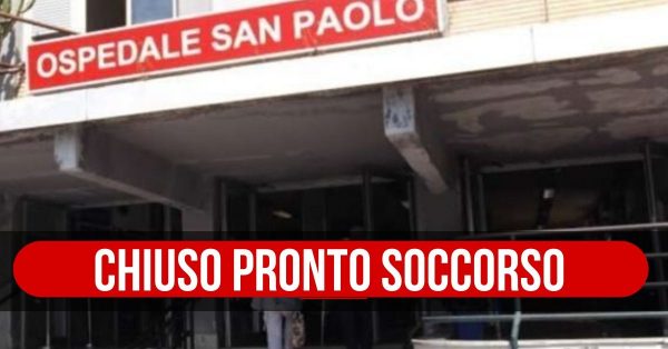 napoli san paolo pronto soccorso coronavirus