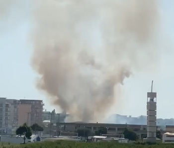 giugliano incendio casacelle