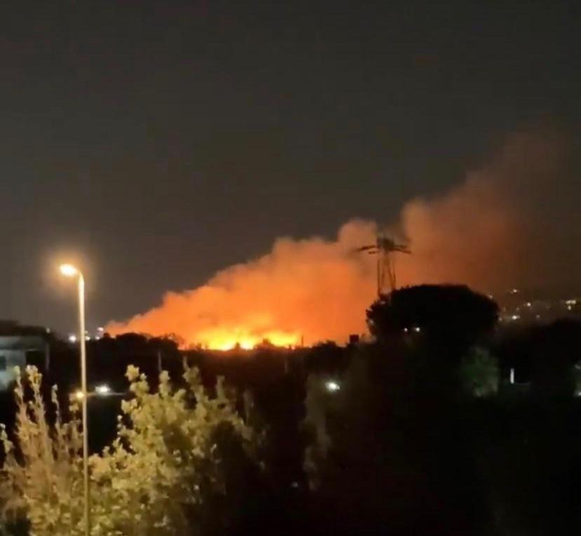 incendio qualiano giugliano