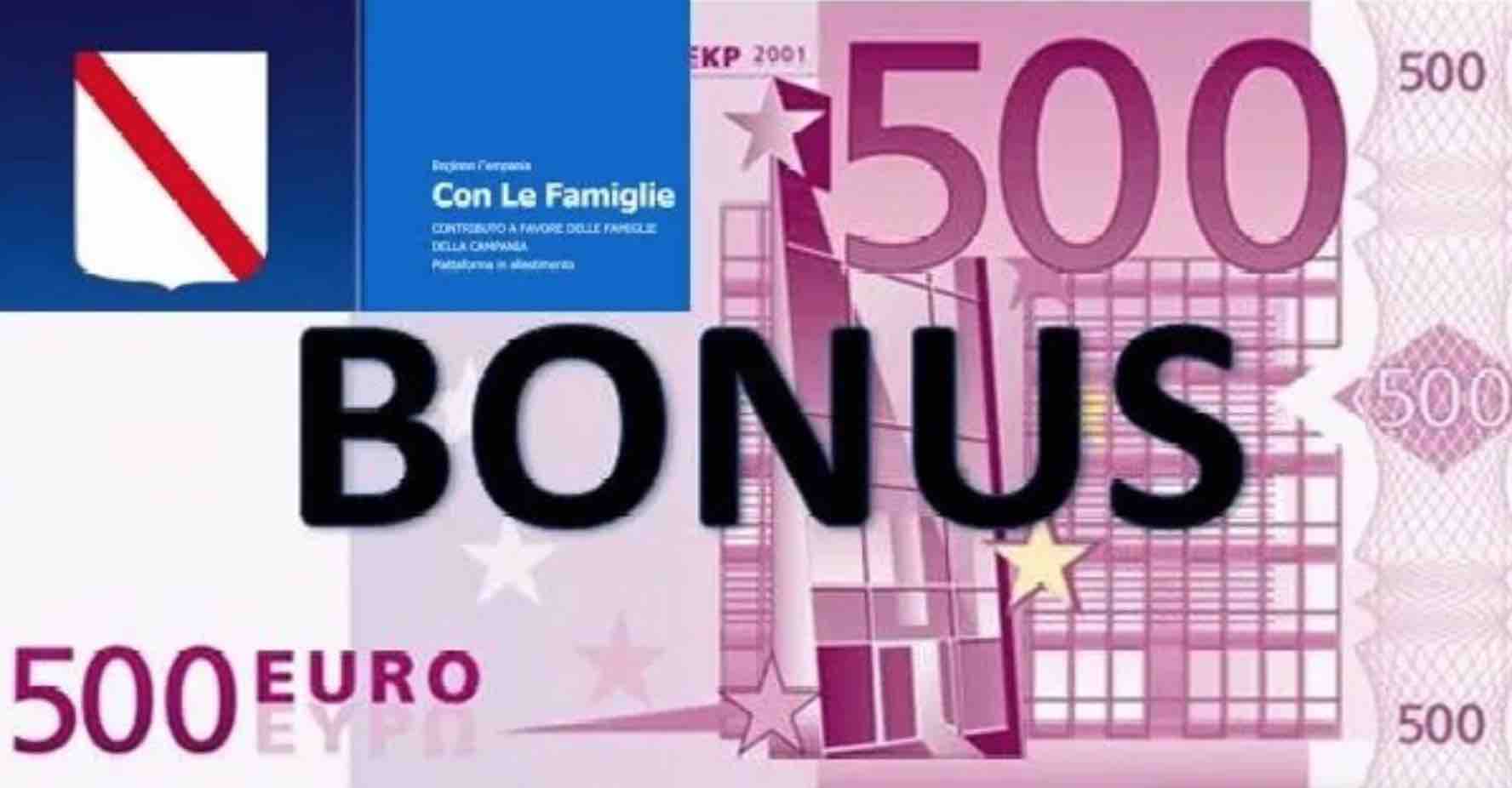 Bonus famiglia 500 euro