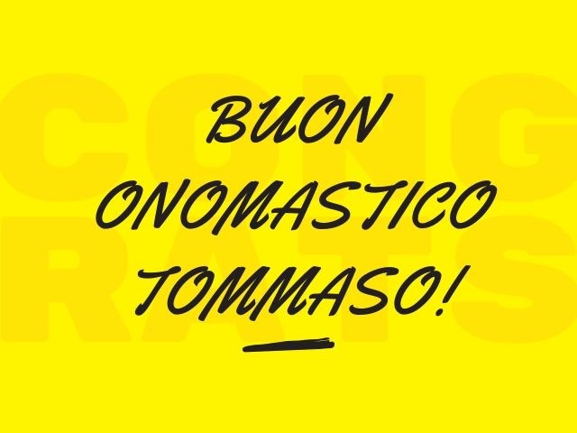 onomastico tommaso