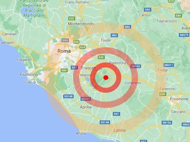 terremoto castelli romani