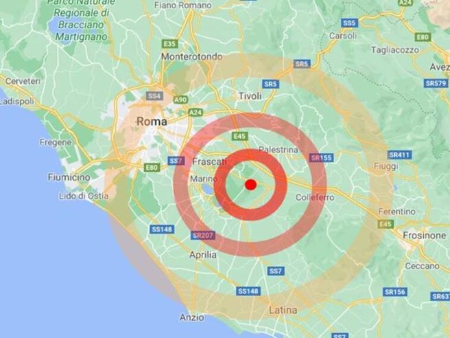 terremoto castelli romani