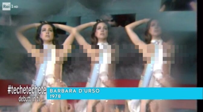 Barbara D'Urso topless