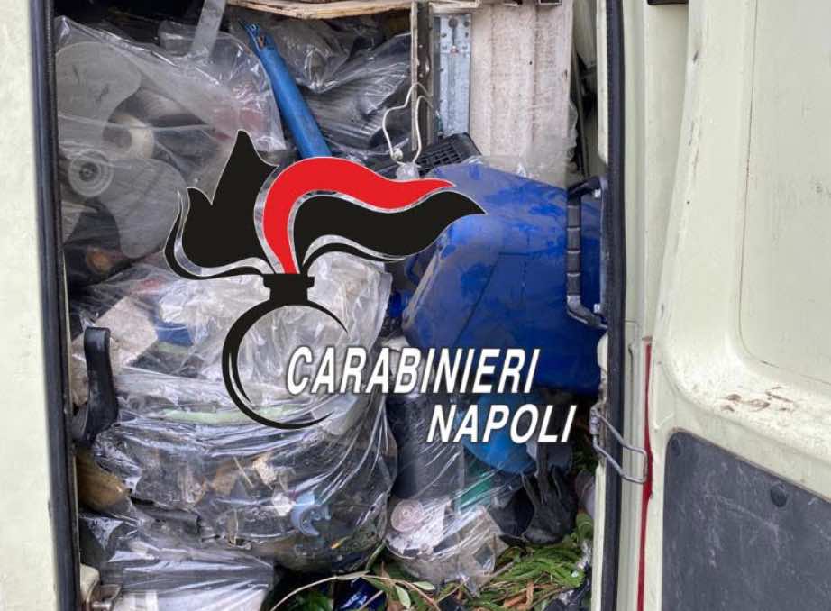 rifiuti carabinieri qualiano