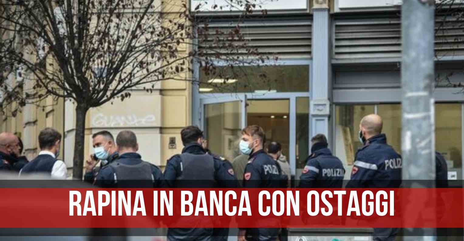 rapina ostaggi banca milano