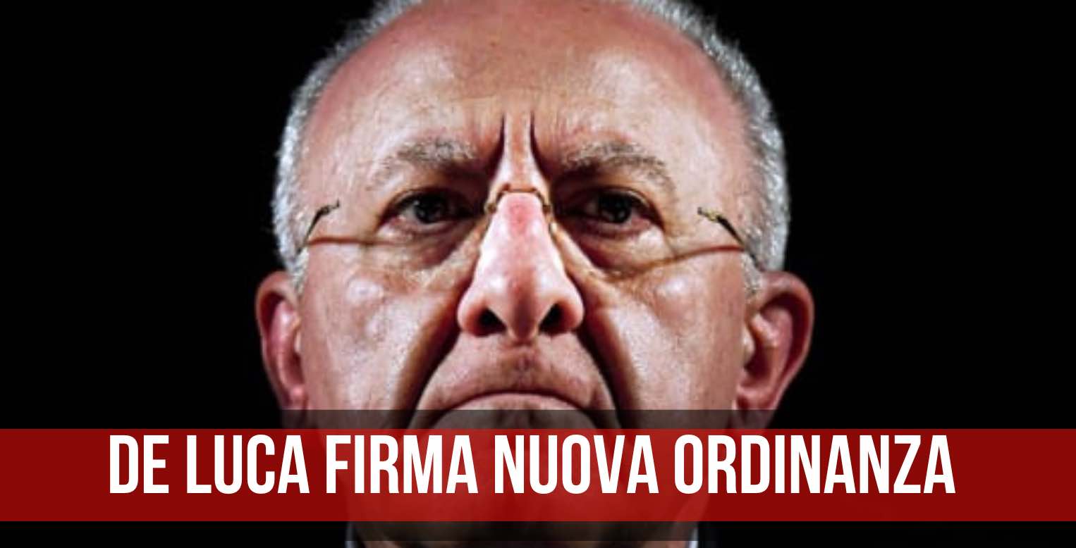 nuova ordinanza de luca