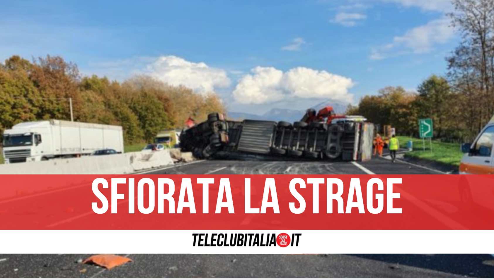 chiusa autostrada verso napoli