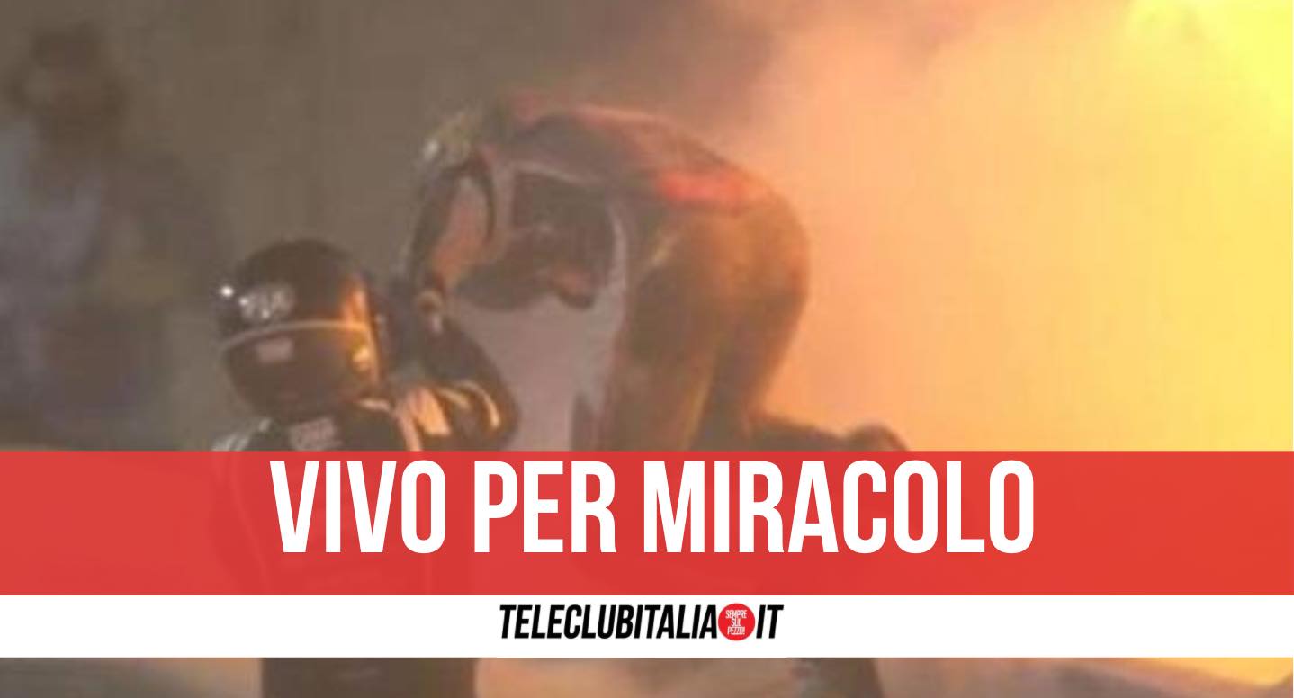 formula 1 video auto prende fuoco