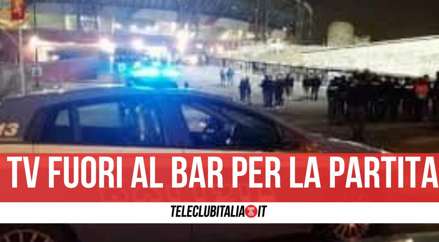 partita fuori al bar