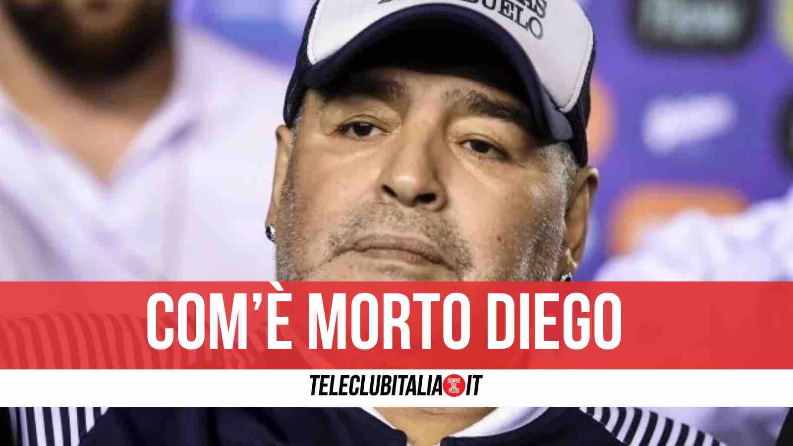 causa morte maradona