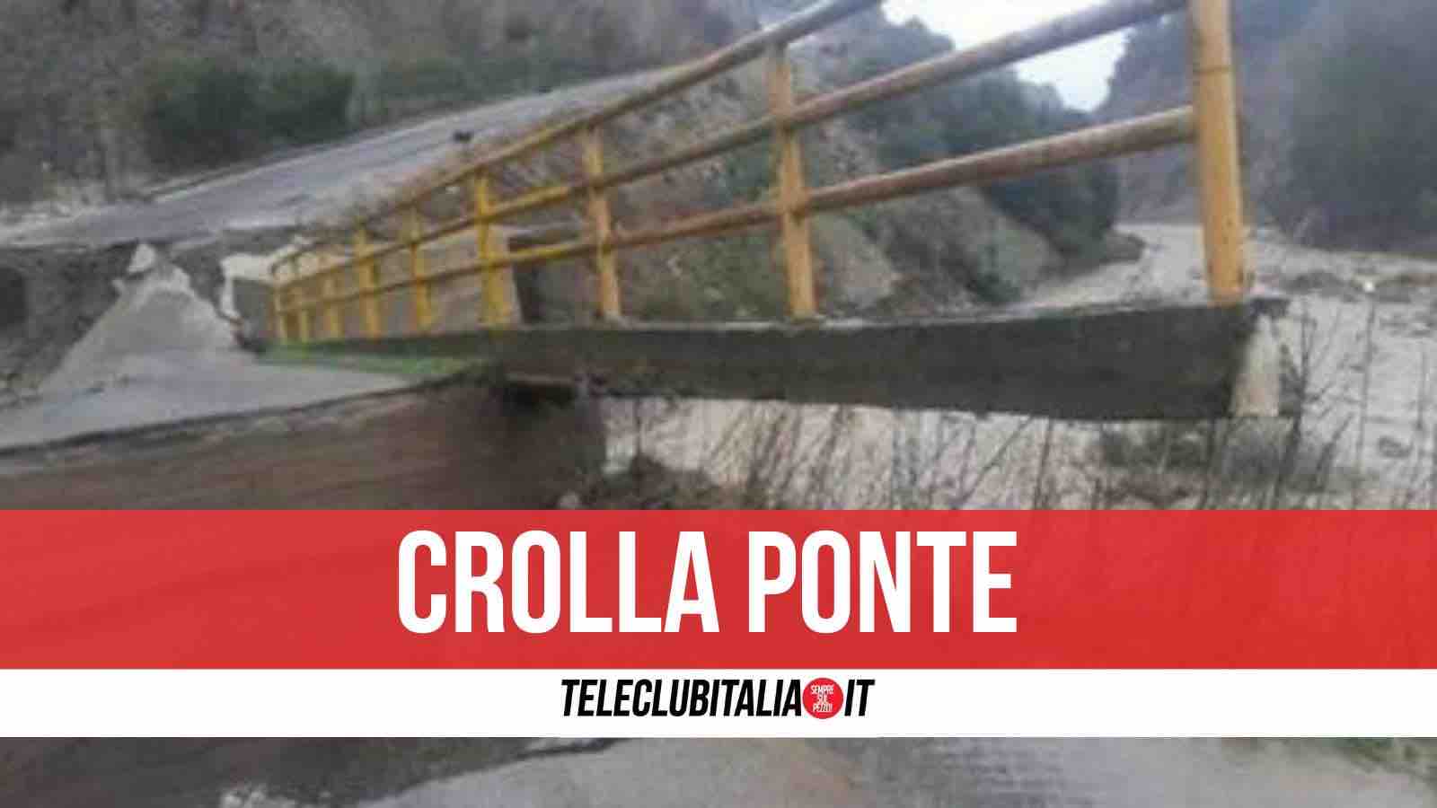 crotone crolla ponte