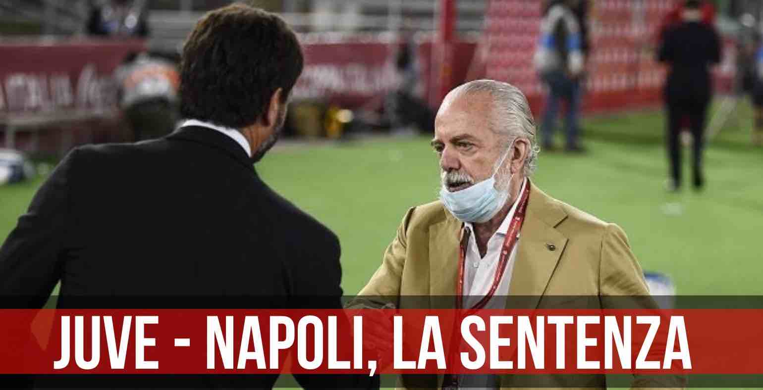 juve napoli sentenza ricorso