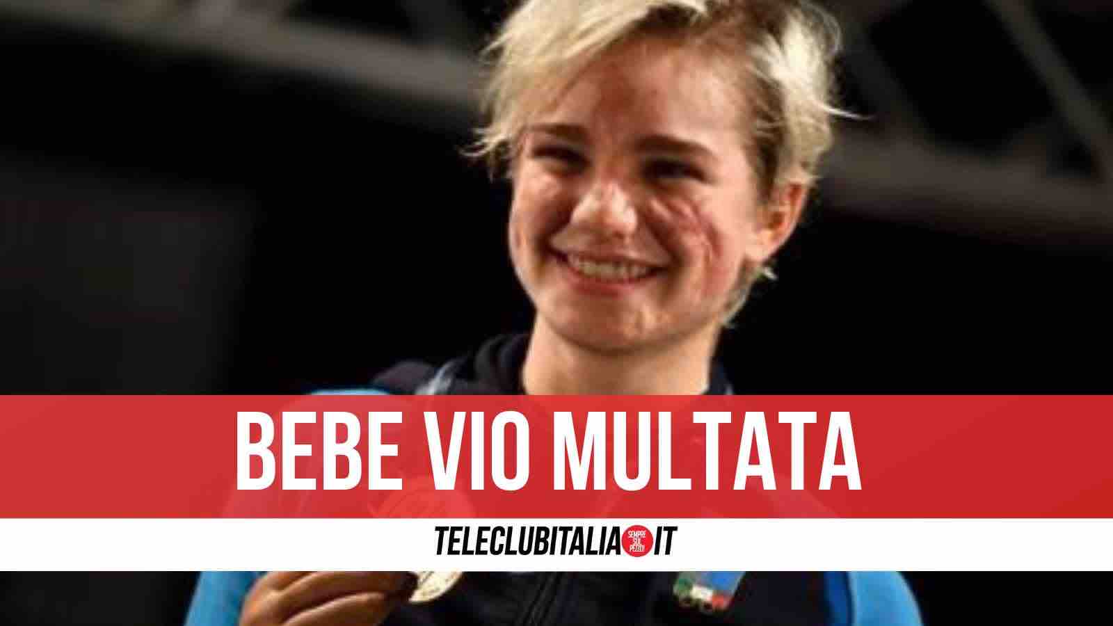 bebe vio multata