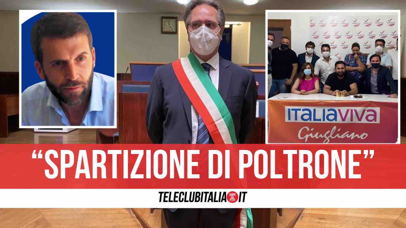 polemiche giunta giugliano italia viva conte