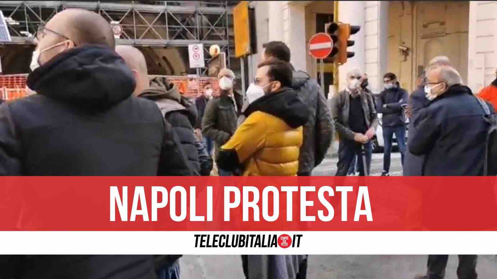 protesta napoli