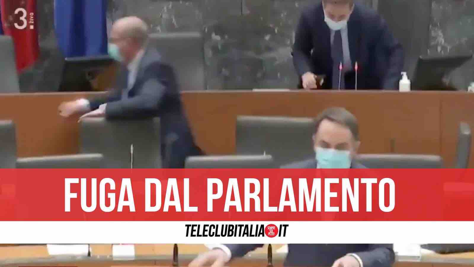 terremoto parlamento slovenia