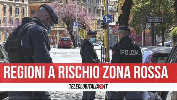 7 gennaio regioni zona rossa