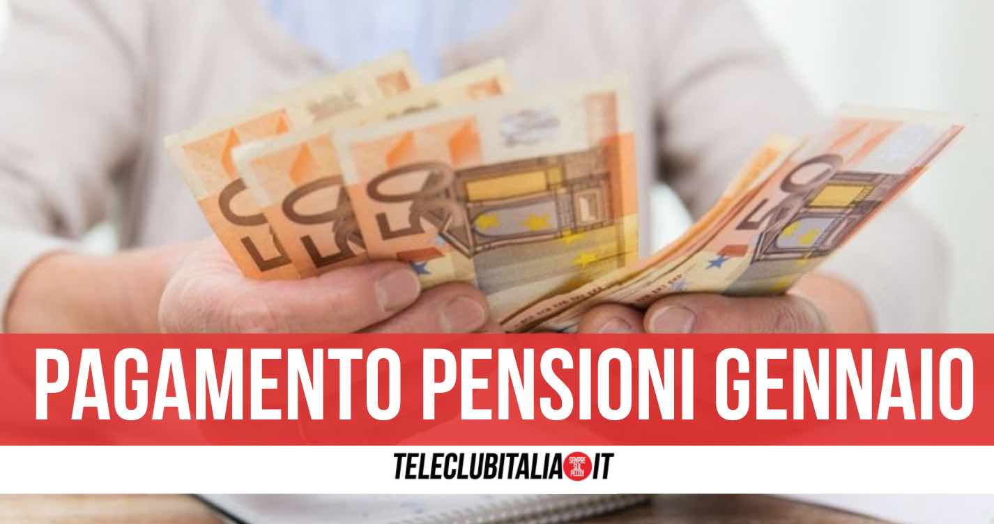 pagamento pensioni gennaio quando arriva