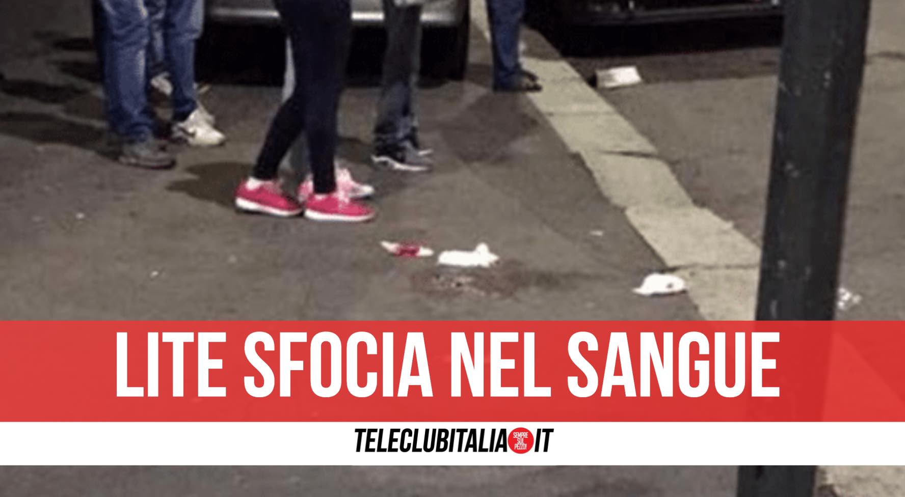 lite accoltellati napoli