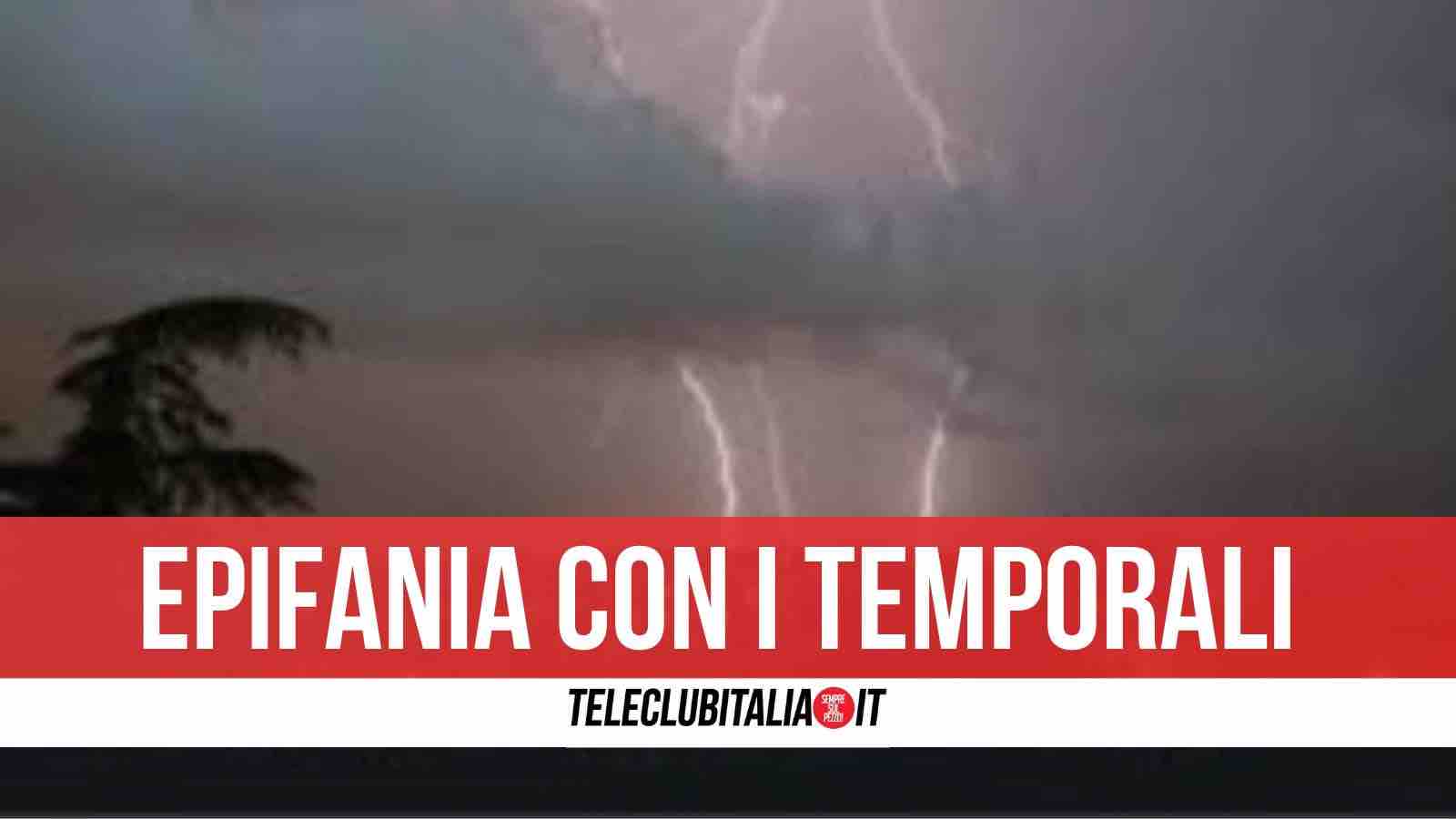 allerta meteo campania epifania