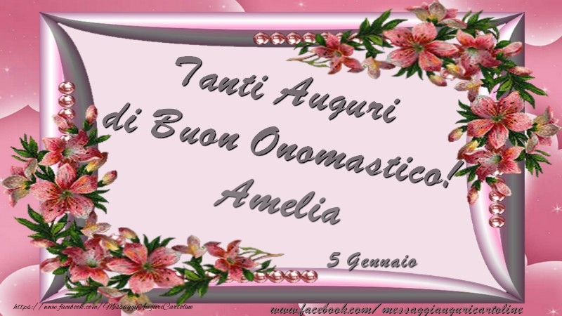 sant'amelia buon onomastico auguri