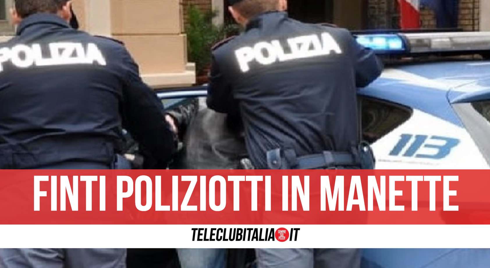 giugliano rapina finti poliziotti