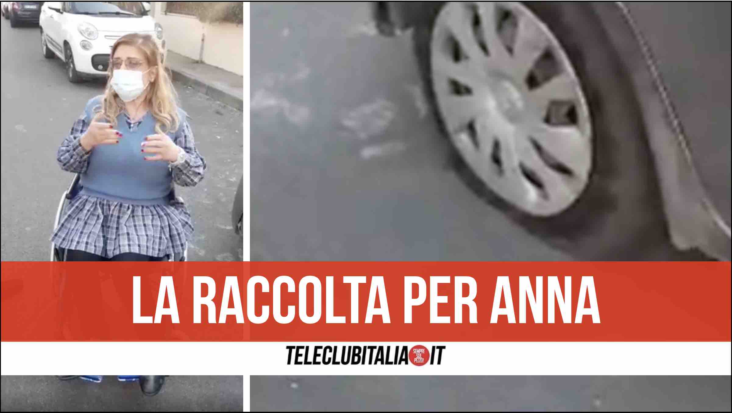 anna afragola cardito borrelli ruote squarciate