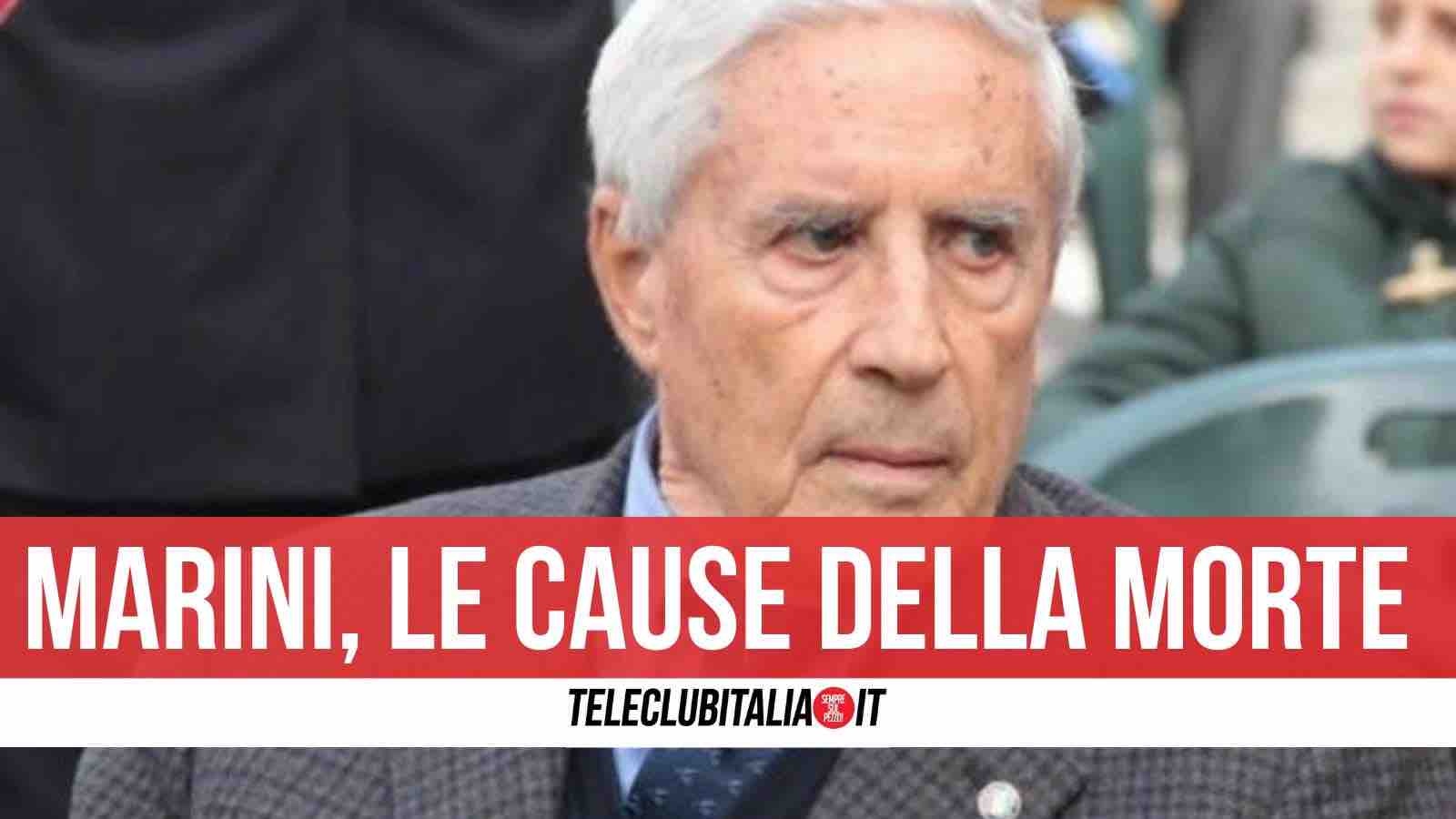 com'è morto franco marini