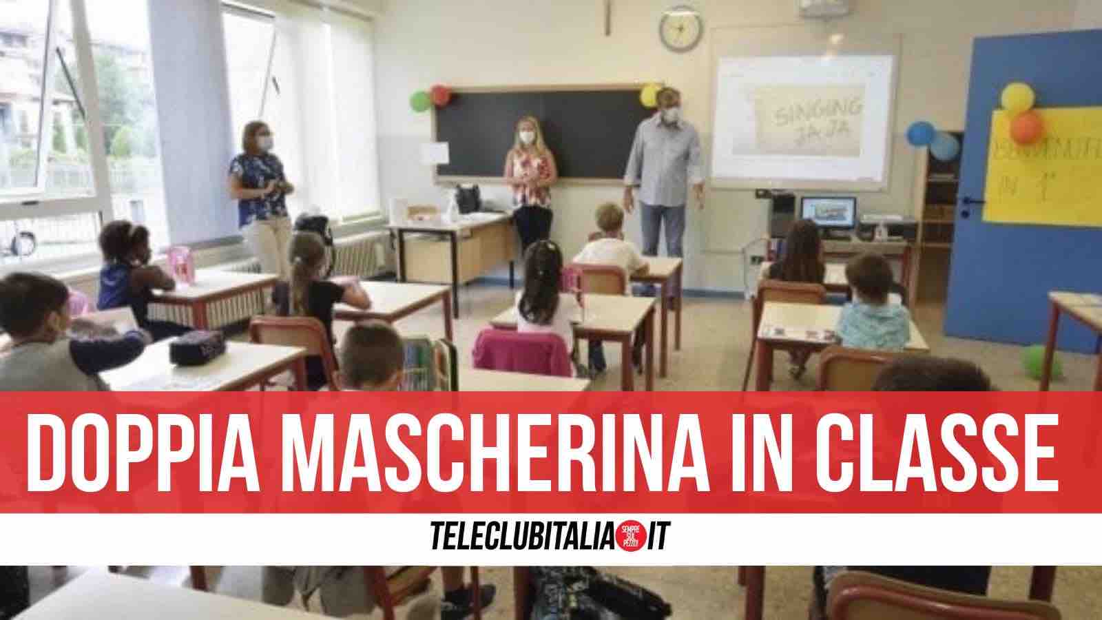 doppia mascherina scuola