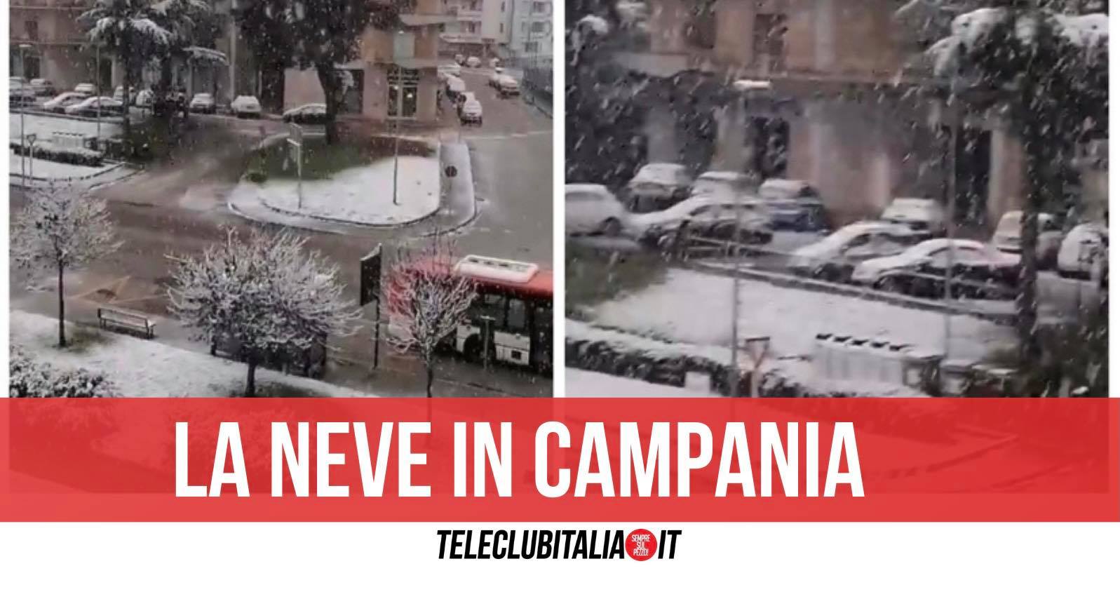 neve campania 13 febbraio benevento avellino