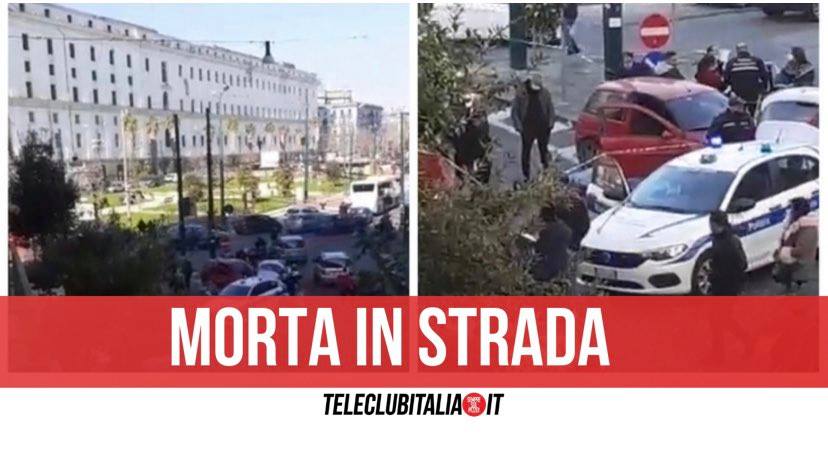 piazza carlo iii morta in strada infarto