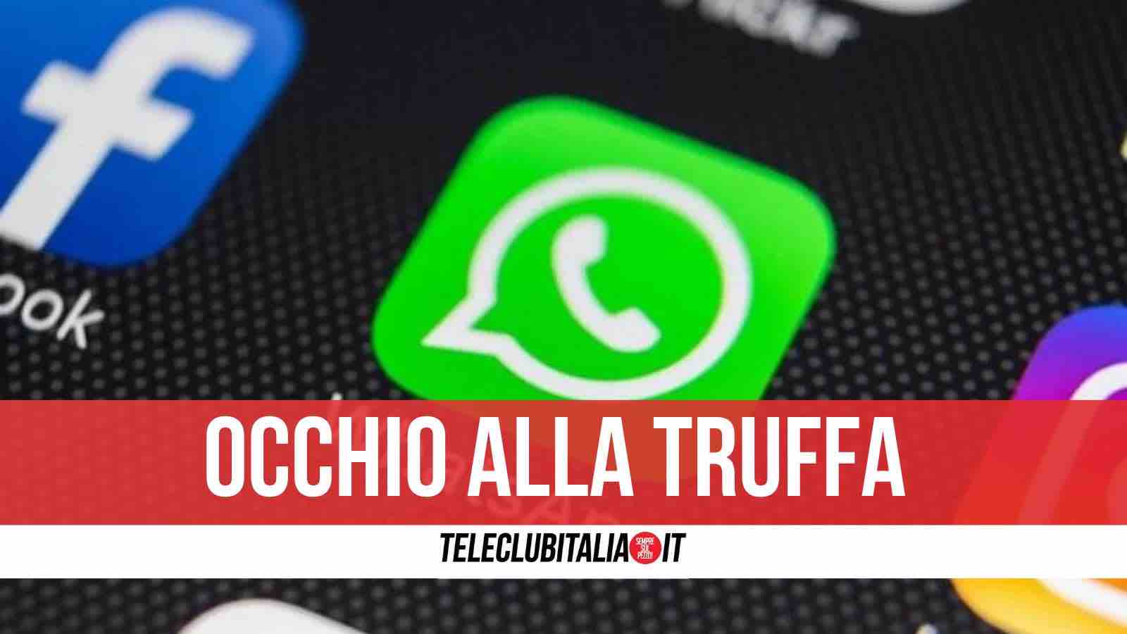 truffa whatsapp