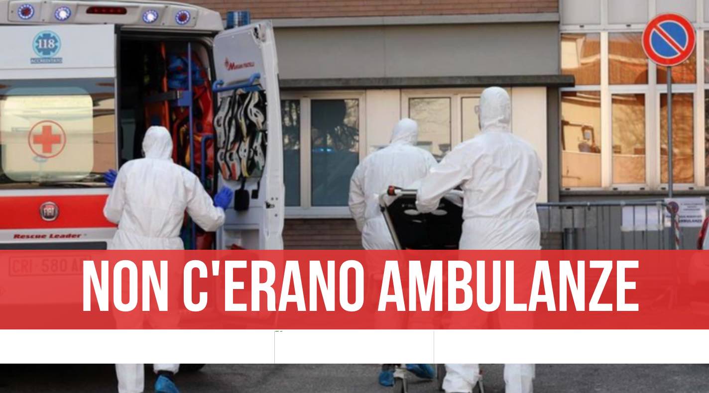 ambulanze impegnate donna muore in casa