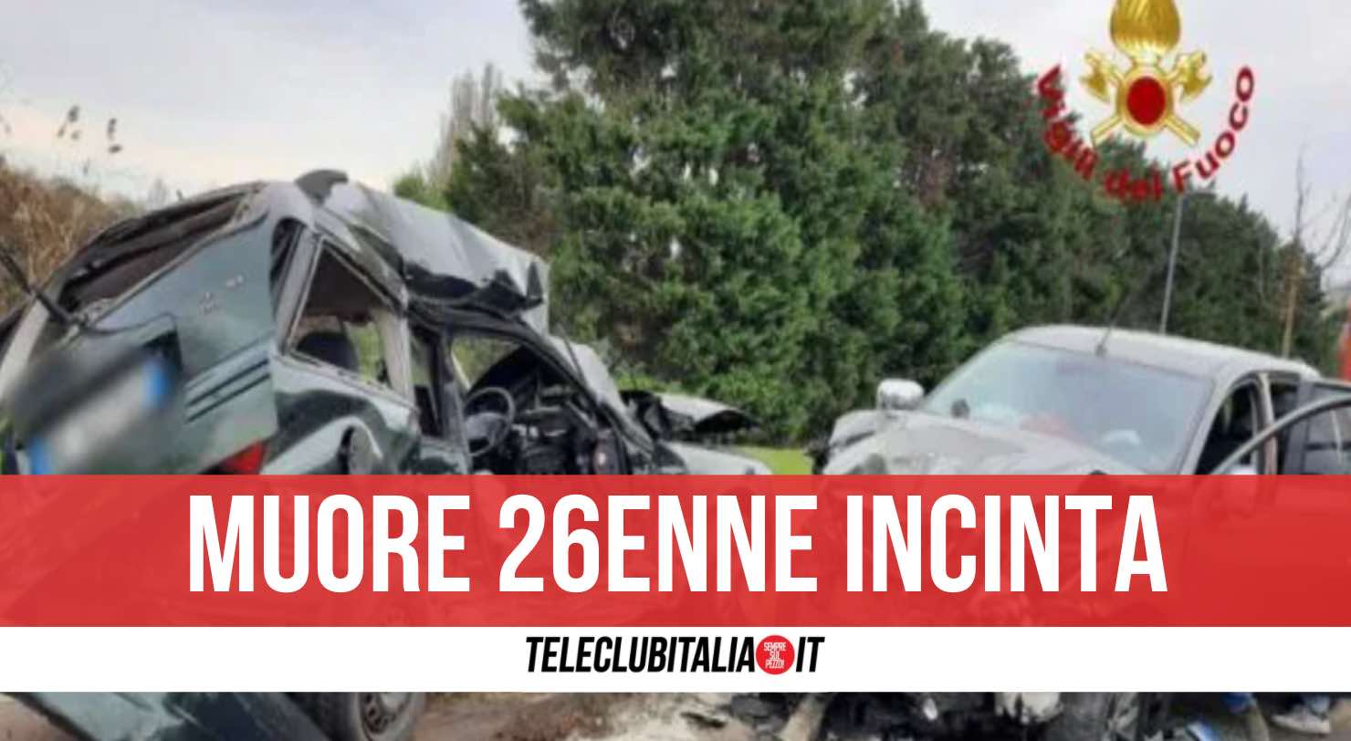 incidente muore 26enne incinta