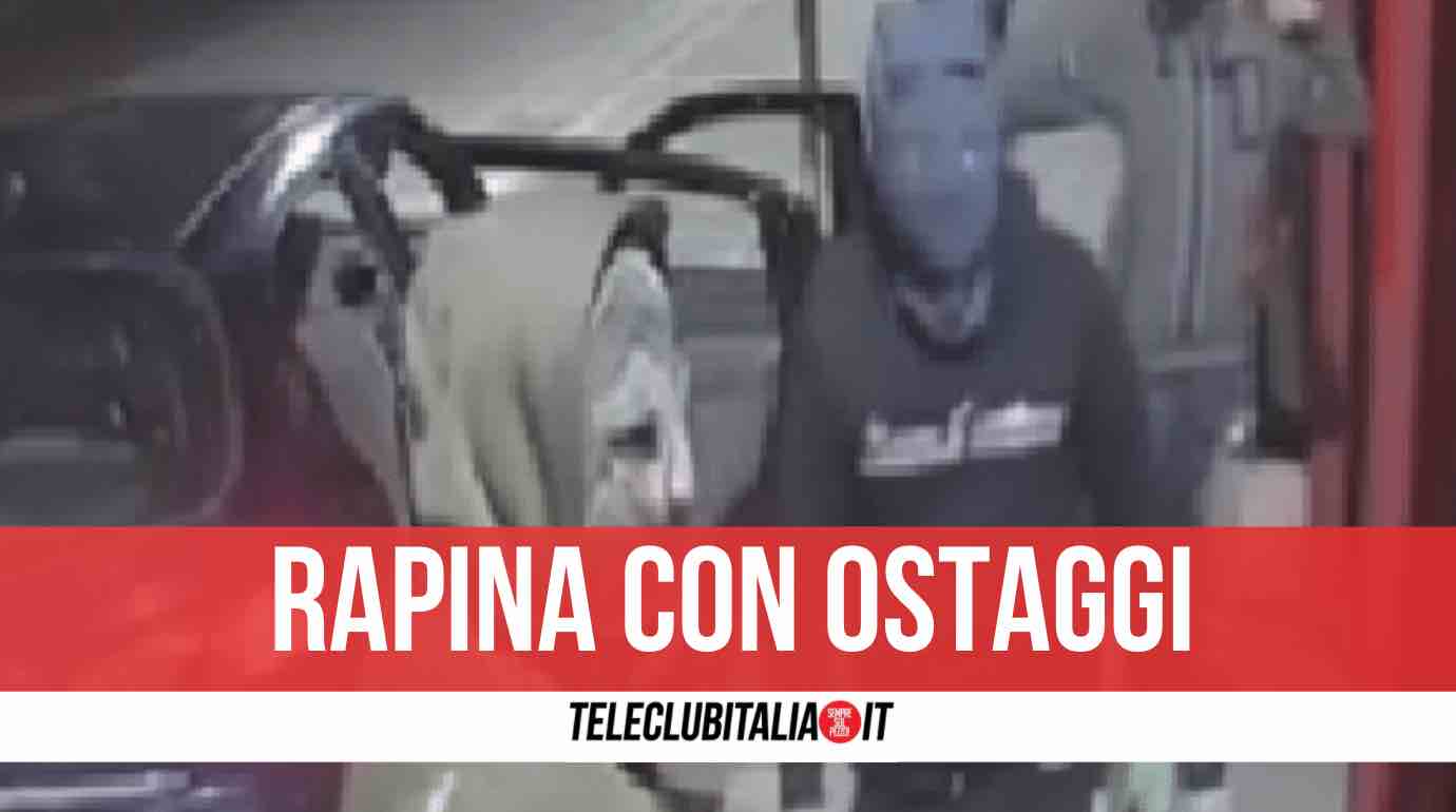 rapina ostaggi casertano