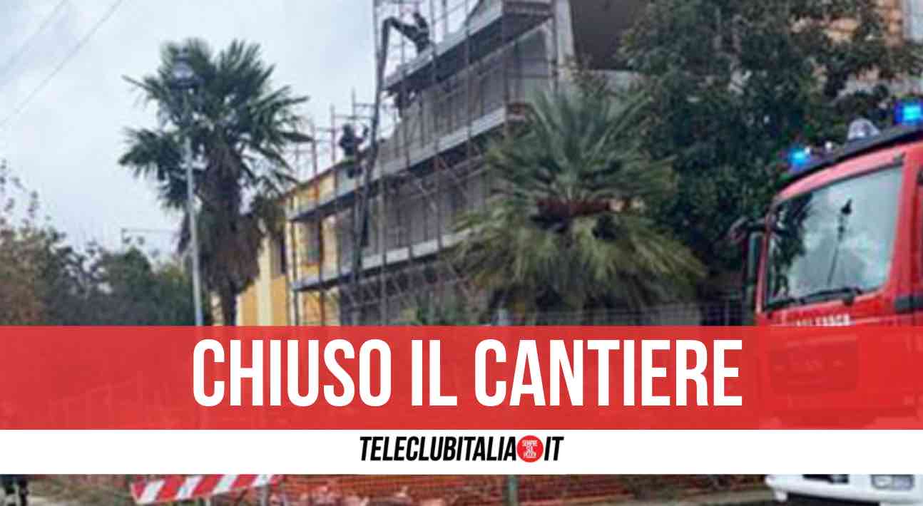 cantiere chiuso carabinieri