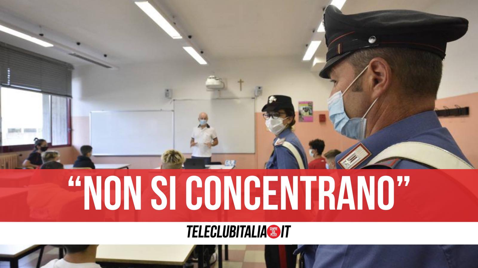 carabinieri in classe casto dad