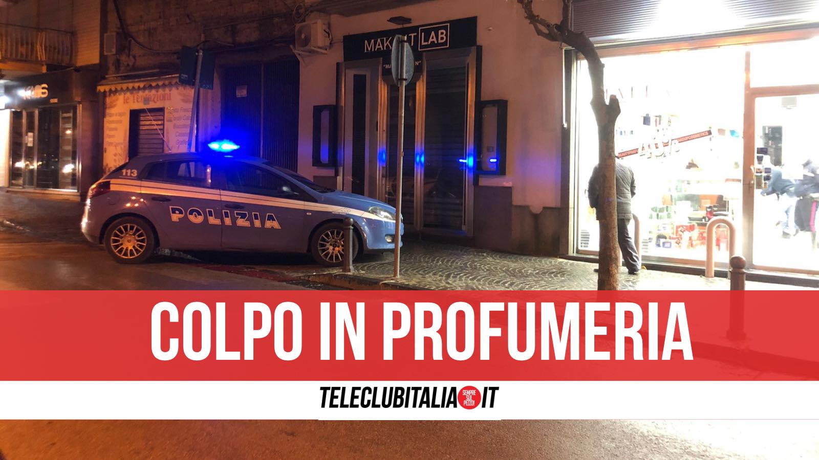 rapina profumeria mallardo giugliano via roma