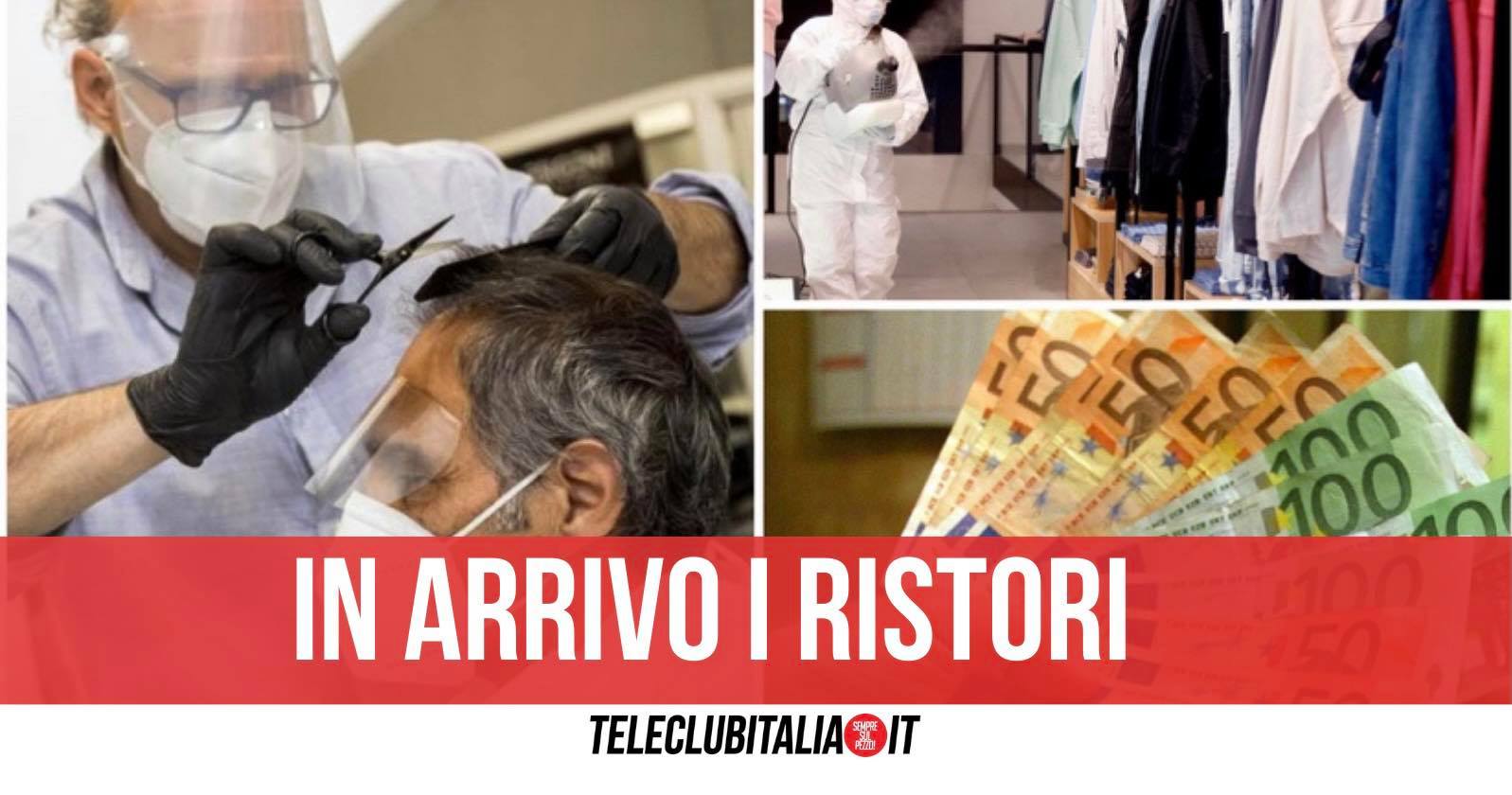 ristori decreto sostegno zona rossa campania